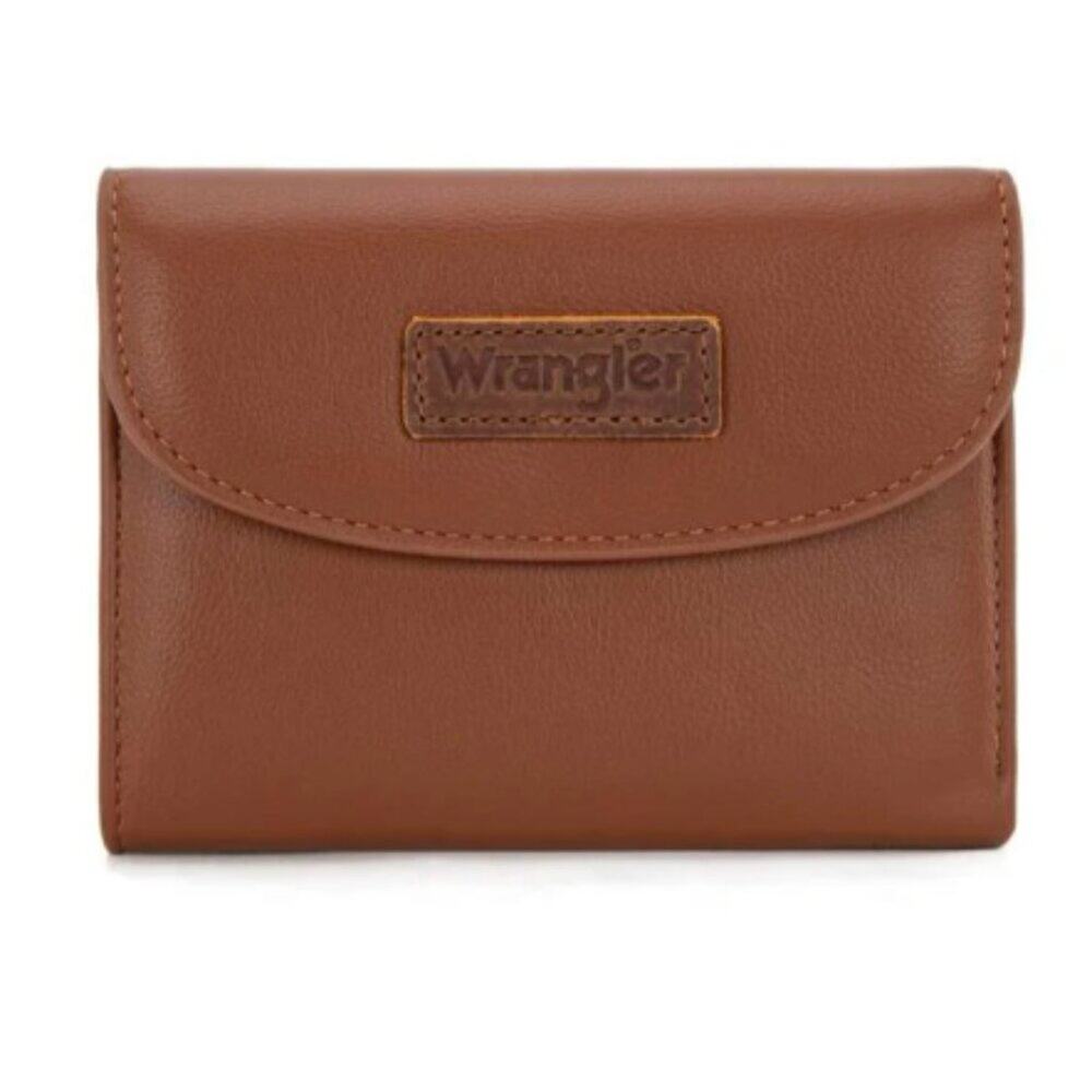 Wrangler Tri-Fold Wallet Brown